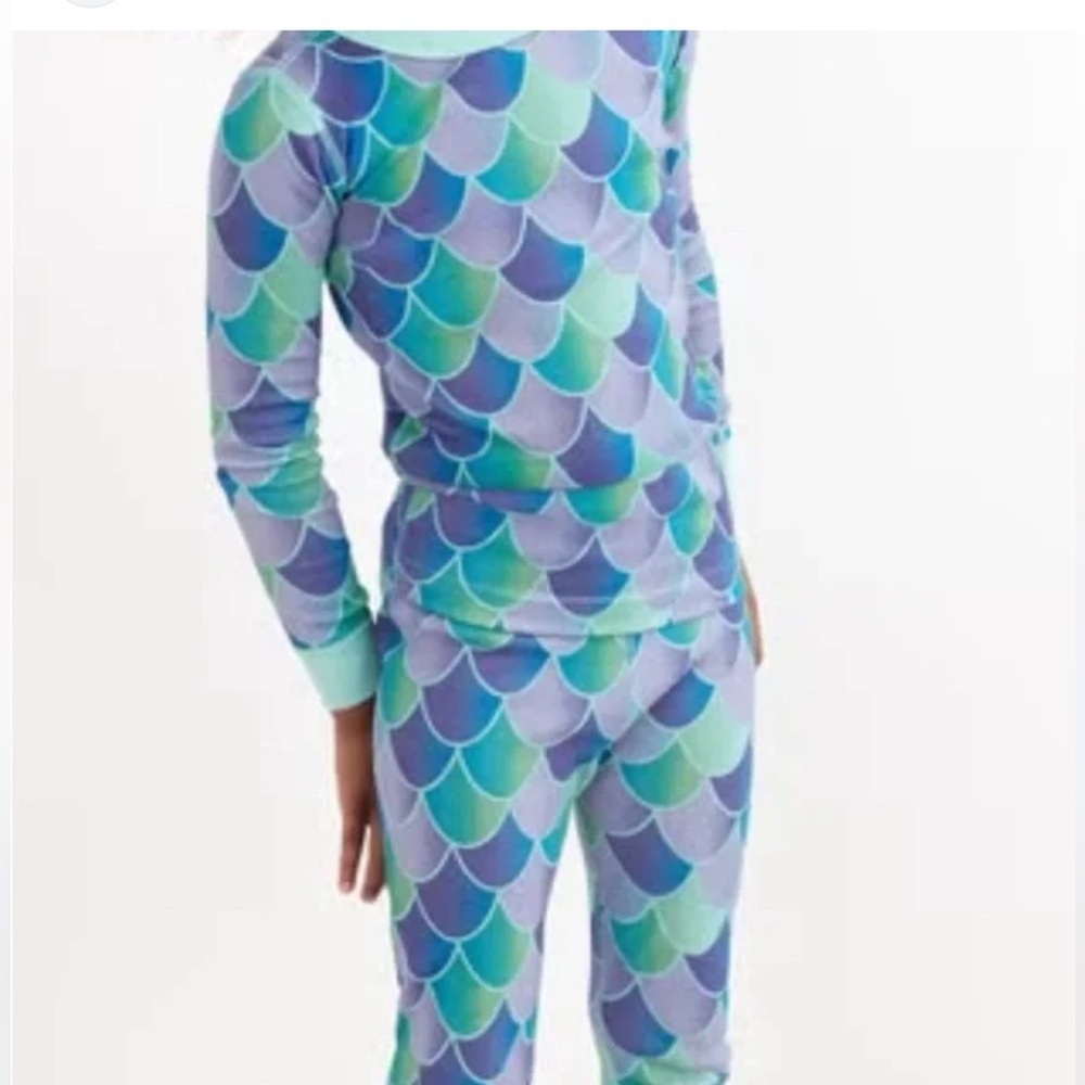 Hanna Anderson Mermaid Scale Print Pijama Top